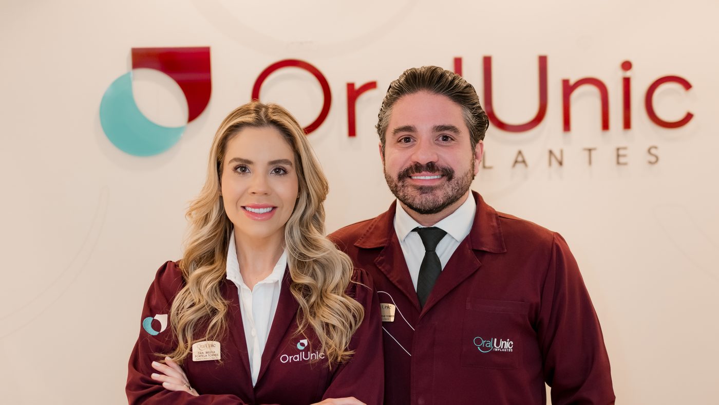 Dr. Guilherme Torres e sua esposa na Oral Unic Bento Gonçalves